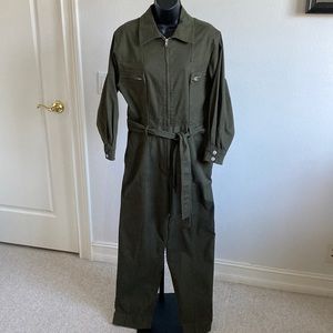 🚨NWT🚨 H&M Green Cargo Jumpsuit